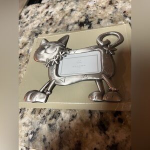 Sonoma Metallic Cat Picture Frame